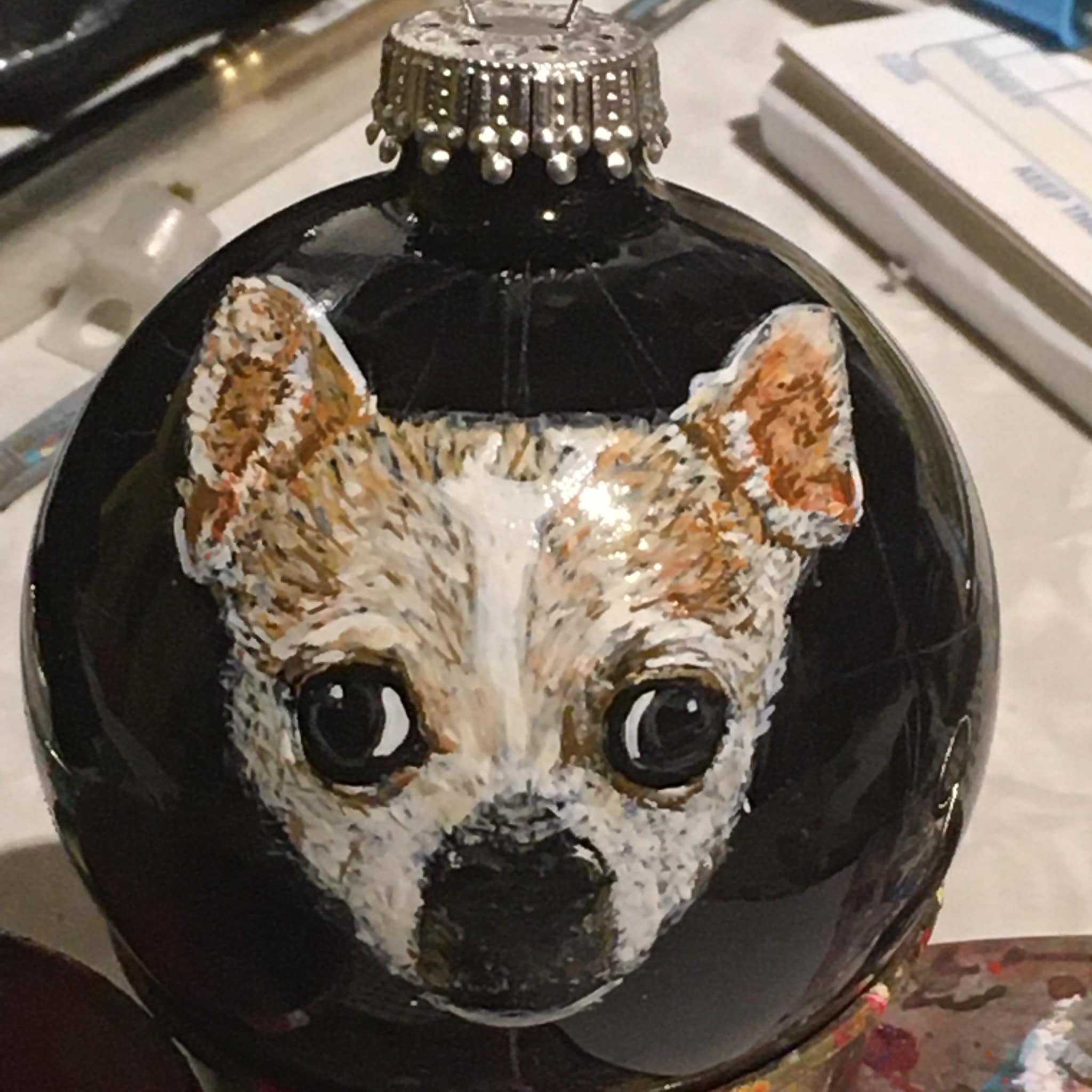 Pet dog portrait Ornament