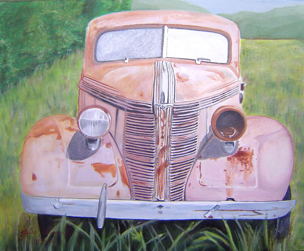 Junkyard Jewel Painting