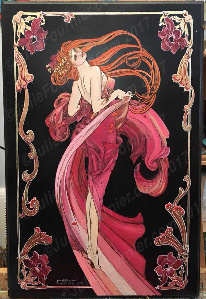 Julie Fournier's Mucha panel