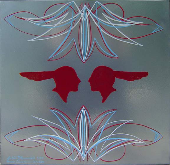 Pontiac square wall piece